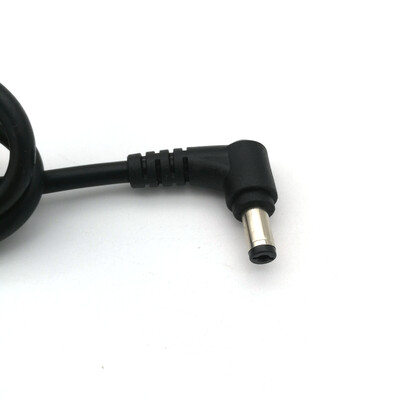 5.5mm x 2.1mm Right Angle Male DC Plug to Bare Wires DC cable