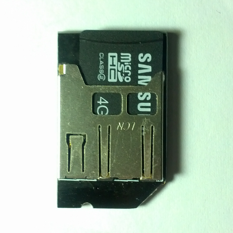 With microSD card