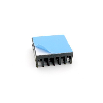 Aluminium Heatsinks for Raspberry Pi 4 - Black, 4 Pieces