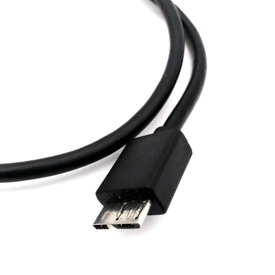 Micro USB 3.0 to USB Type A Hard Disk Cable - Black, 55 cm