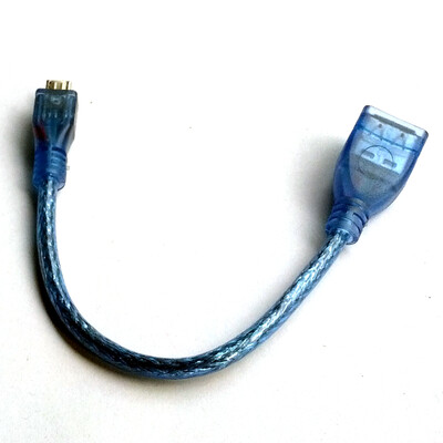 USB OTG Cable - Micro B male to A female