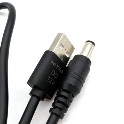 12V USB to DC 5.5mm x 2.1 mm Quick Charge QC 2.0 3.0 Trigger Cable