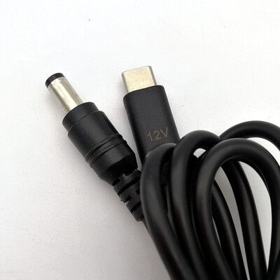 12V USB-C to DC 5.5mm x 2.1 mm Power Delivery PD Trigger Cable