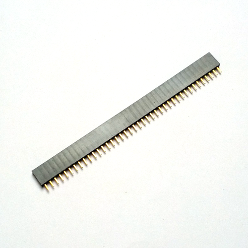 40-pin Female Header, 2.54mm Pitch, Single Row