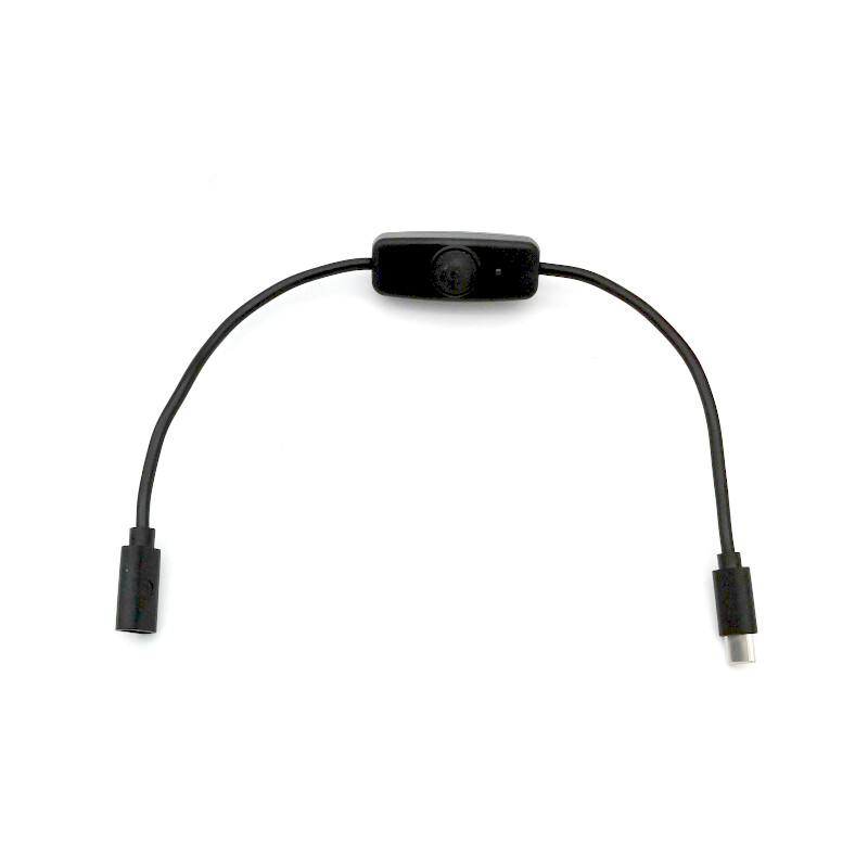 USB-C extender cable with ON/OFF switch for Raspberry Pi 4