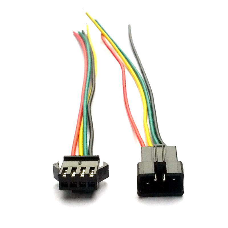 4-pin SM connector wire assembly, 15cm, one pair (male and female)