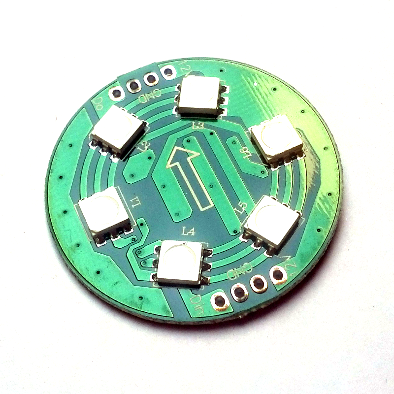 Digital addressable RGB LED circuit board - 12V (WS2811)