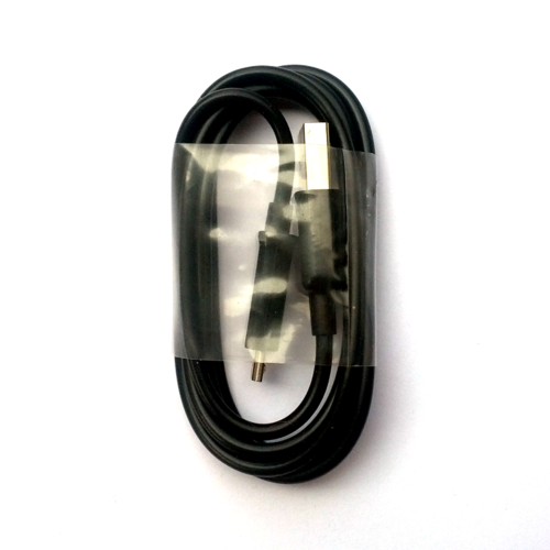 Micro USB to Type A USB Cable - Black, 1 meter