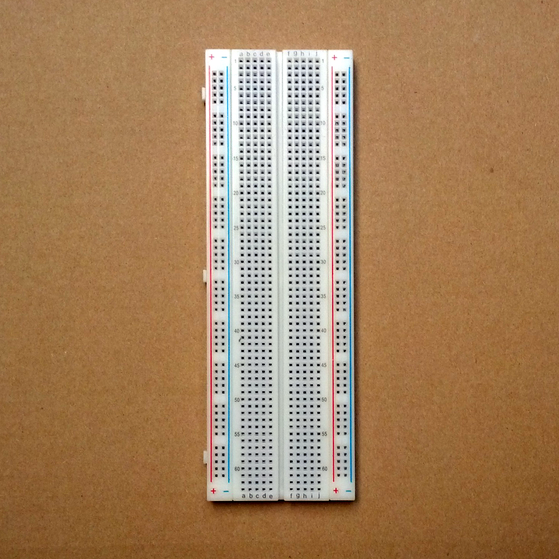Full sized solderless breadboard - 830 tie points