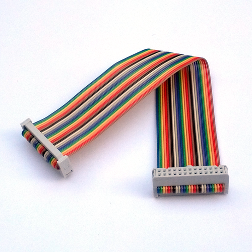 GPIO Ribbon Cable for Raspberry Pi A/B, Rainbow Colour, 26P