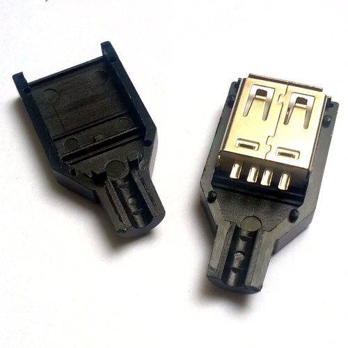 DIY USB connector - Type A USB port (female)