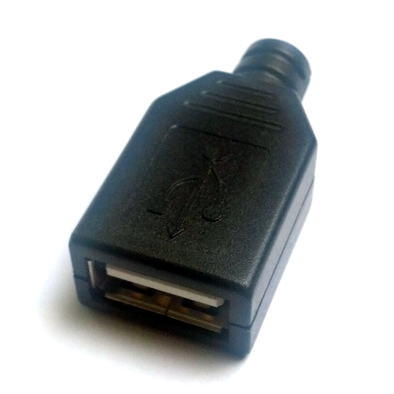 DIY USB connector - Type A USB port (female)