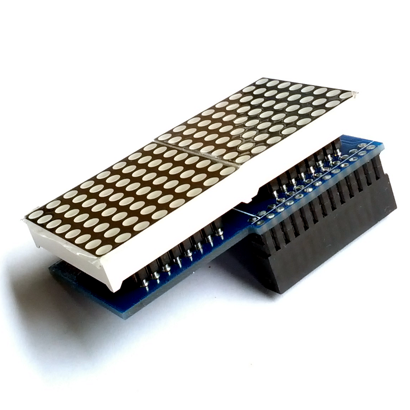 16 x 8 LED matrix board for Raspberry Pi