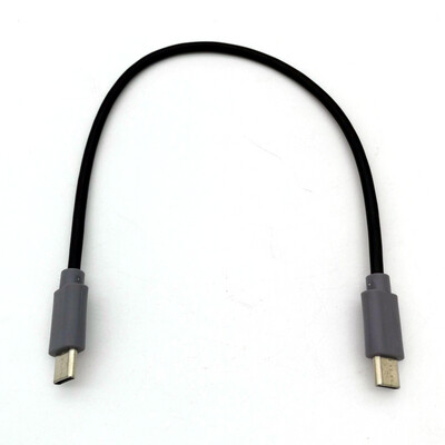Short USB-C to USB-C Type C Cable - 27 cm