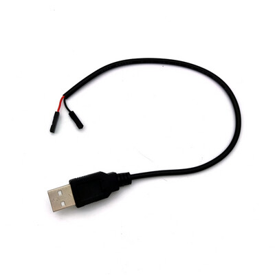 USB Type A Male to 2-Pin Power Lead, 27cm