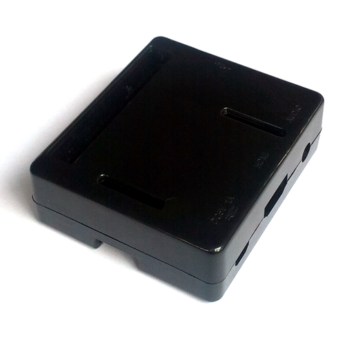 Minimalist Case for Raspberry Pi 3 Model A+, Colour: Black