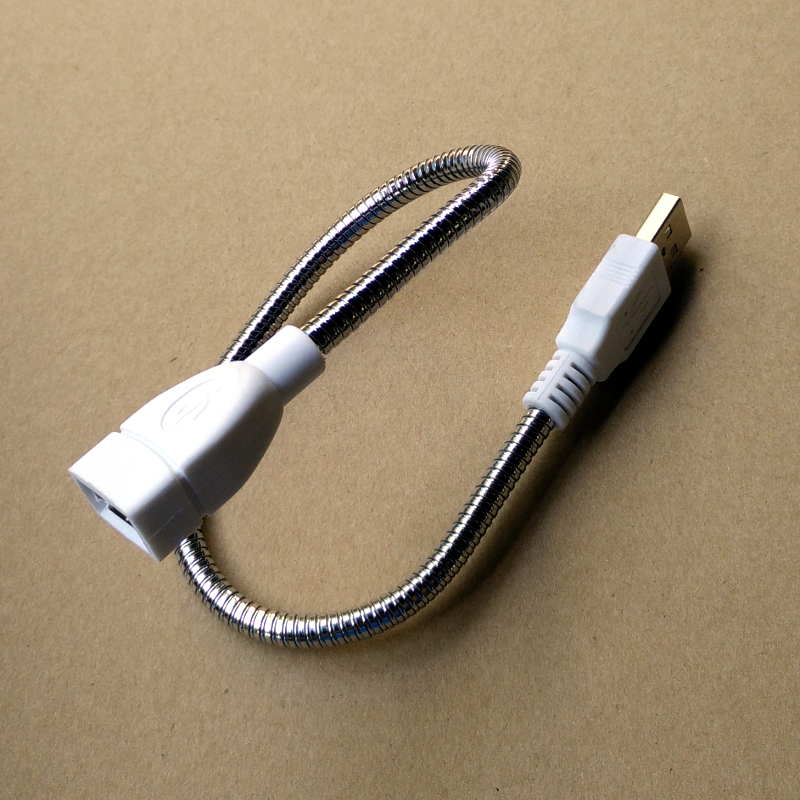Gooseneck USB extension cable - USB2.0, 35 cm