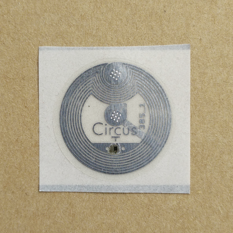 NTAG216, Circus - Clear, Round 22 mm