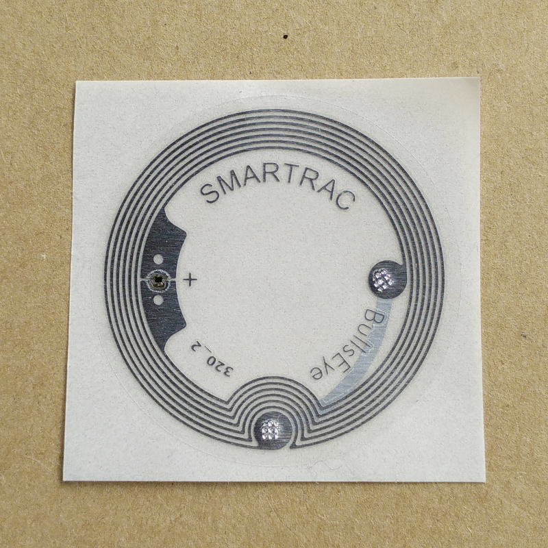 NTAG213, BullsEye - Clear Sticker, Round 38mm