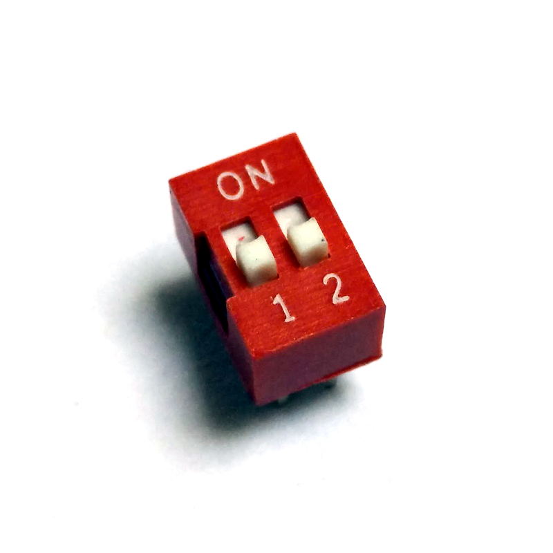 DIP Switch - Slide Type, 2.54mm pitch, Through-hole