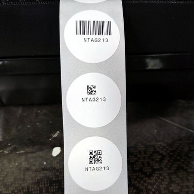Custom Mono Print - NTAG213 30 mm Round Sticker