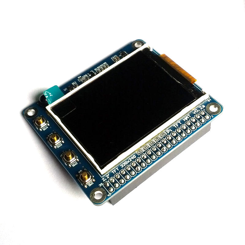 2.2" TFT LCD Add-on Board for Raspberry Pi - No Touch (320x240)