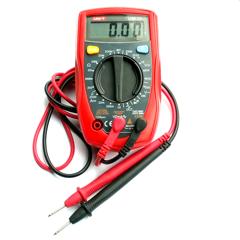 UT33D Digital Multimeter - Manual Ranging