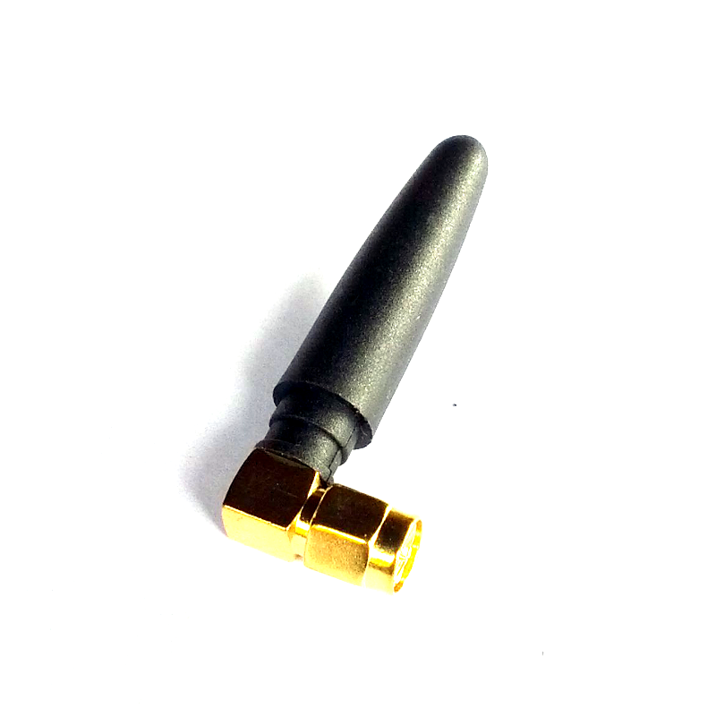Right-angle GSM Antenna - SMA Male Plug, 2 dBi