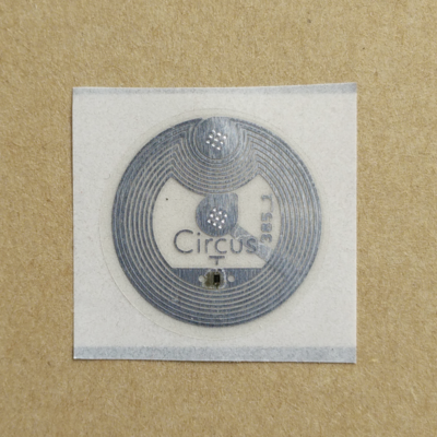 NTAG213, Circus - Clear, Round 22 mm