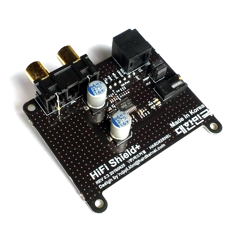 HiFi Shield Plus (DAC for Odroid-C4/C2/C1+/C0)