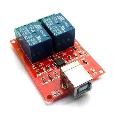 2-channel, 5V USB relay module