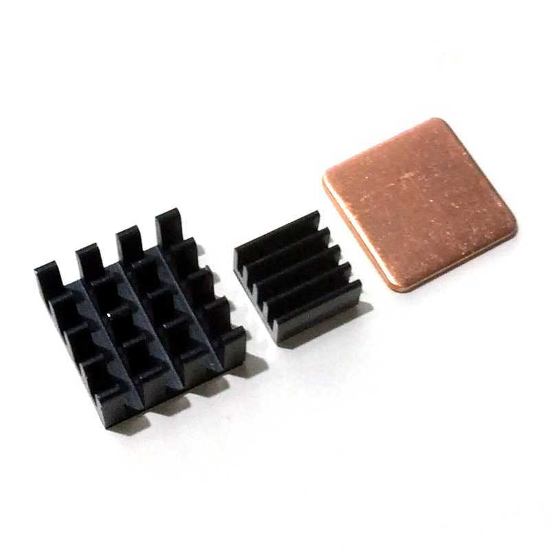 Aluminium Heatsinks for Raspberry Pi - Black