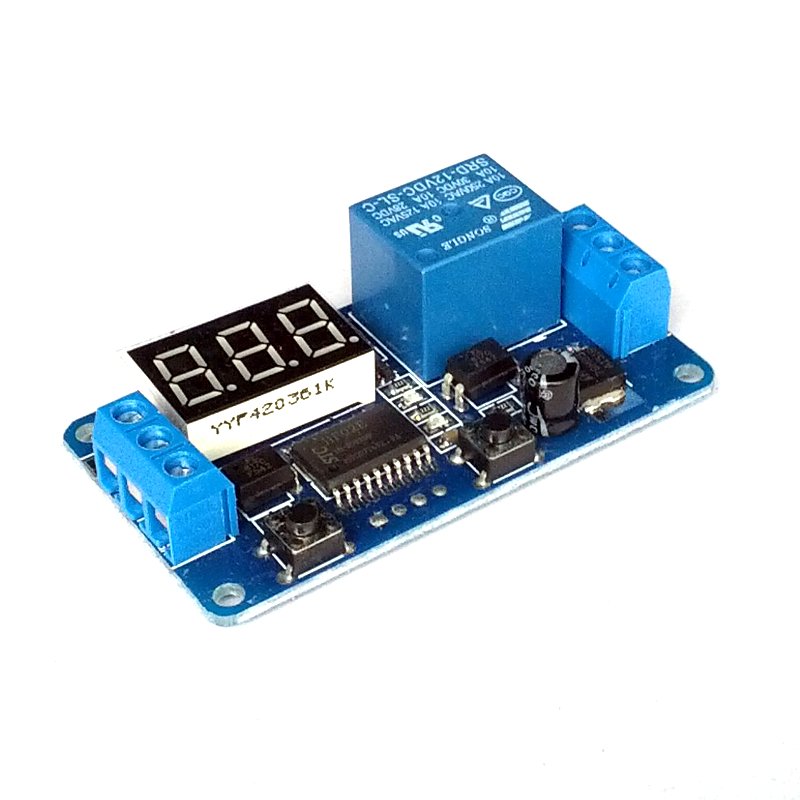 Time Delay Relay Module - 12V, Adjustable Timer