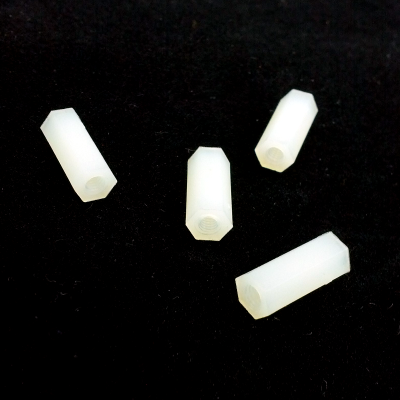 Nylon Hex Standoffs - M2.5, Female-Female (Pack of 4)