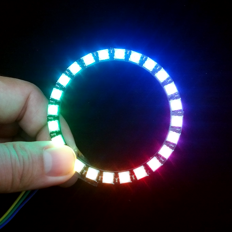 WS2812 LED Ring - 24x 5050 Digital Addressable RGB LED