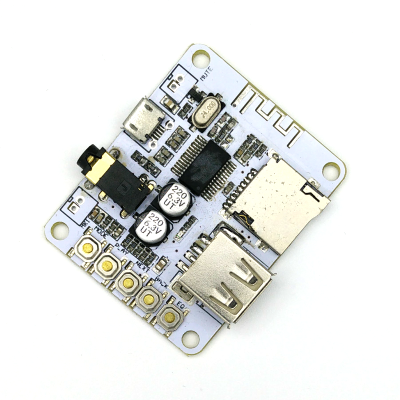 Standalone MP3 Player/Decoder Board with Bluetooth Receiver