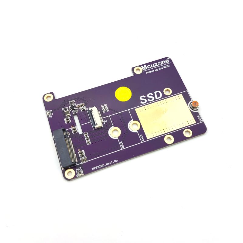 M.2 NVMe 2280 SSD Adapter Board for Raspberry Pi 5