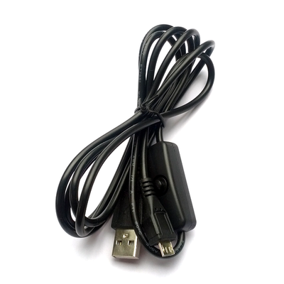 Micro USB to Type A USB cable with ON/OFF switch