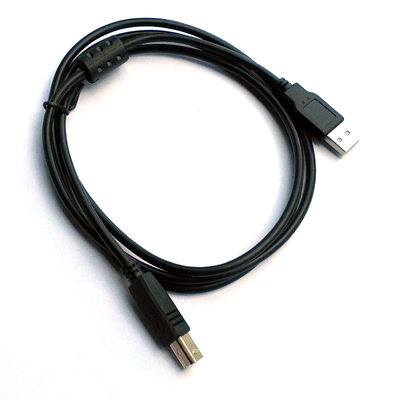 USB Type A to Type B Cable, Black - 1.5m