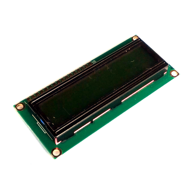 LCD Module LM 1602 - 16 characters x 2 lines, 5v, green backlight