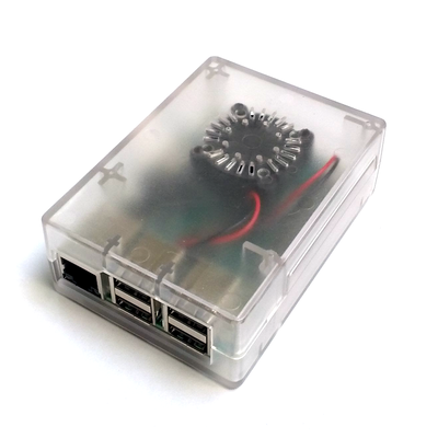 Frosted Raspberry Pi Case with Fan