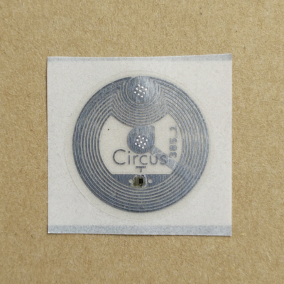 NTAG213, Circus - Clear, Round 22 mm