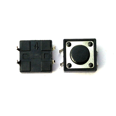 Tactile Push Button Switch - 12mm x 12mm, 5mm tall (Pack of 10)