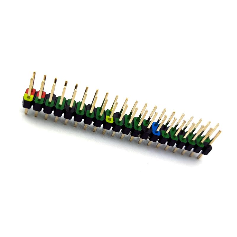 Colour Coded GPIO Pin Header for Raspberry Pi - 2x20 Double Row Male