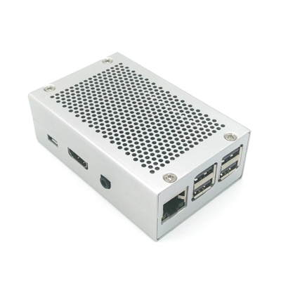 Industrial Silver Metal Aluminium Case for Raspberry Pi / Tinker Board
