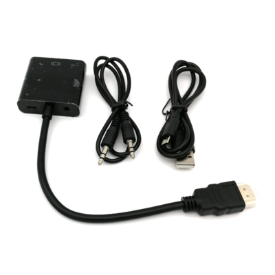 HDMI to VGA Adapter with Power and Audio Output