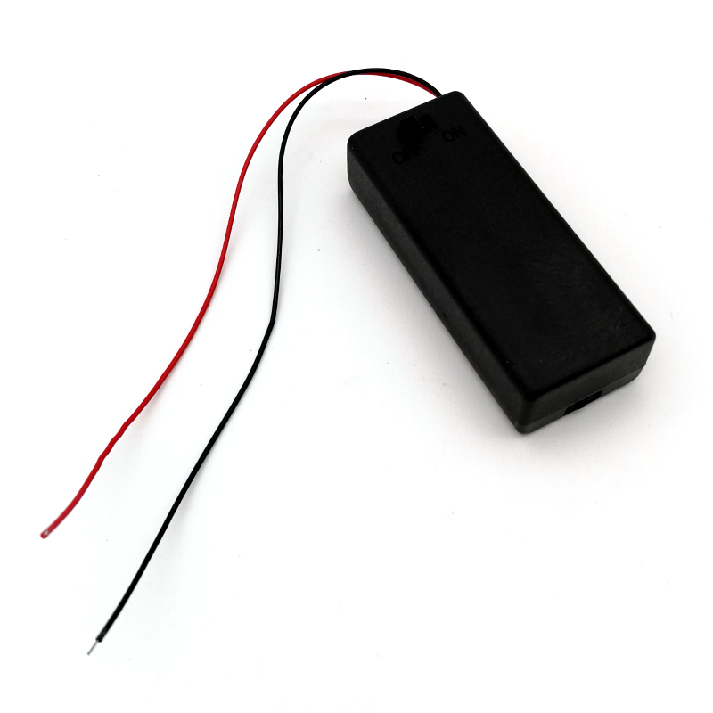 2x AAA Battery case with ON/OFF switch
