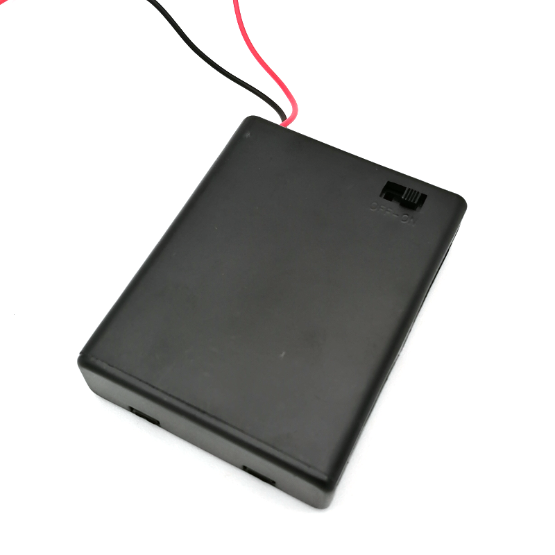 4x AAA Battery case with ON/OFF switch