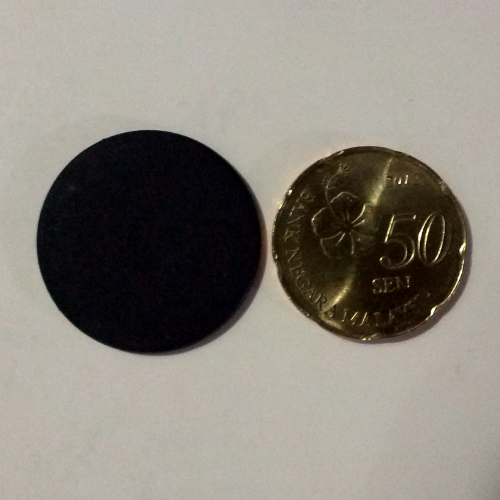 NTAG203 - Black, Round 24mm, Laundry Token