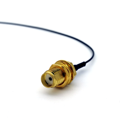 SMA female connector - thread on the outside and center receptacle